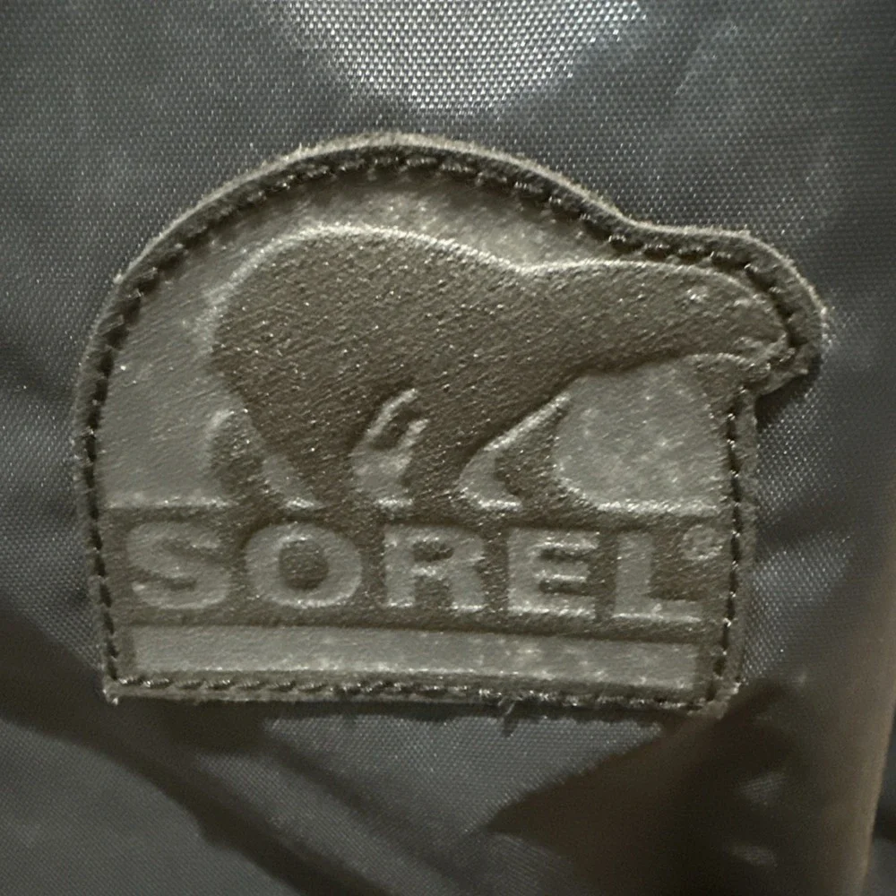 Sorel Women's Snowlion Winter Boots In Navy Blue And Black Size 8 Snowgear